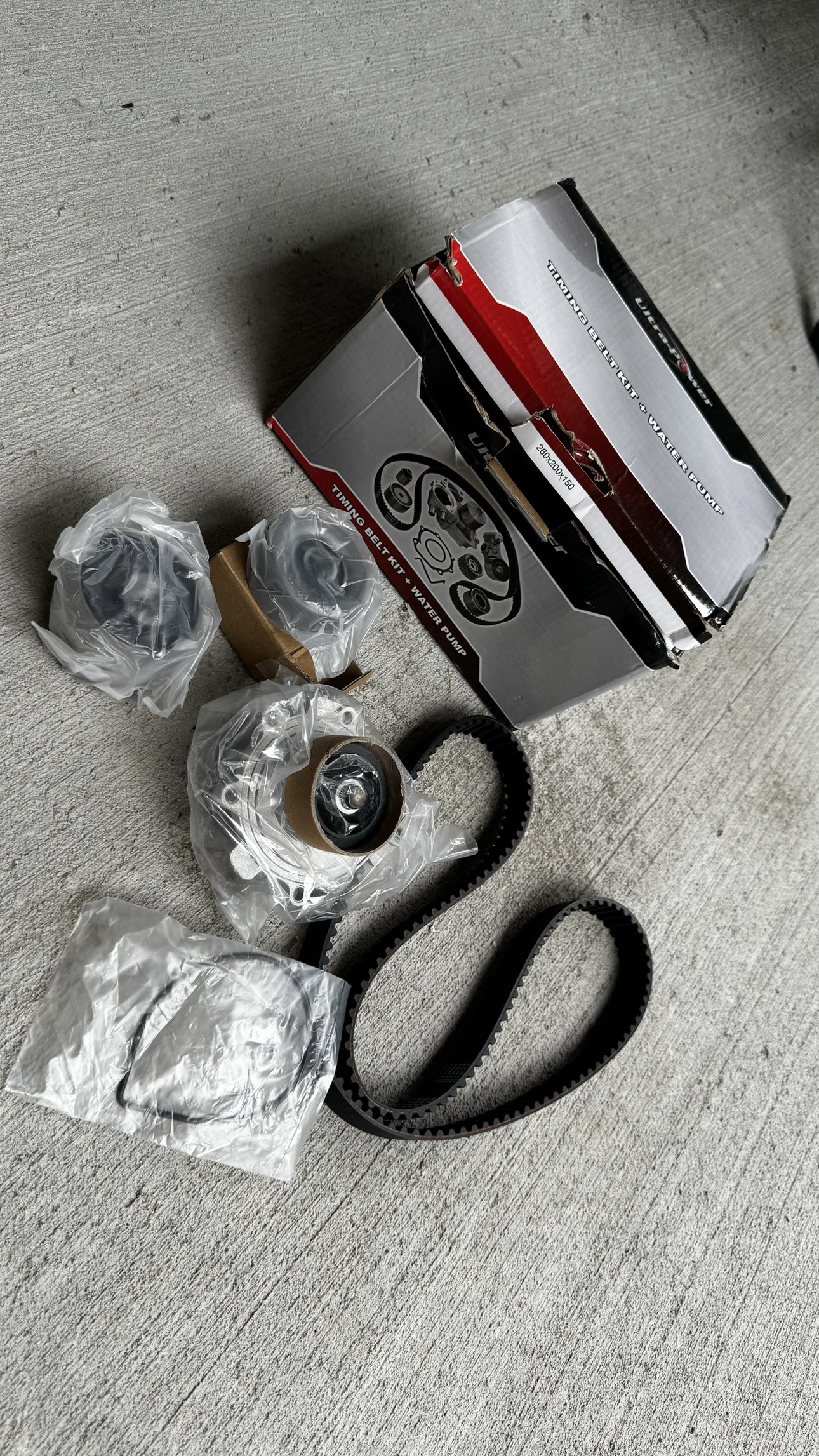 TIMING BELTIT + WATER PUMP