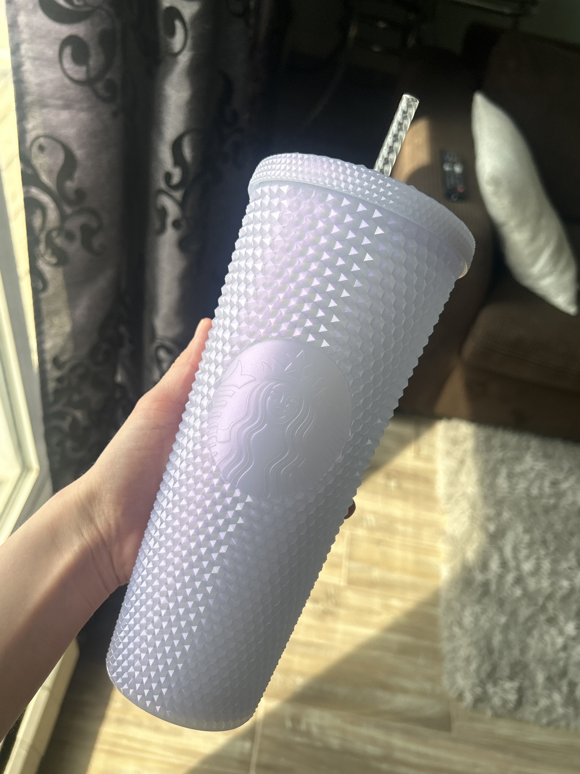 Starbucks lilac studded tumbler