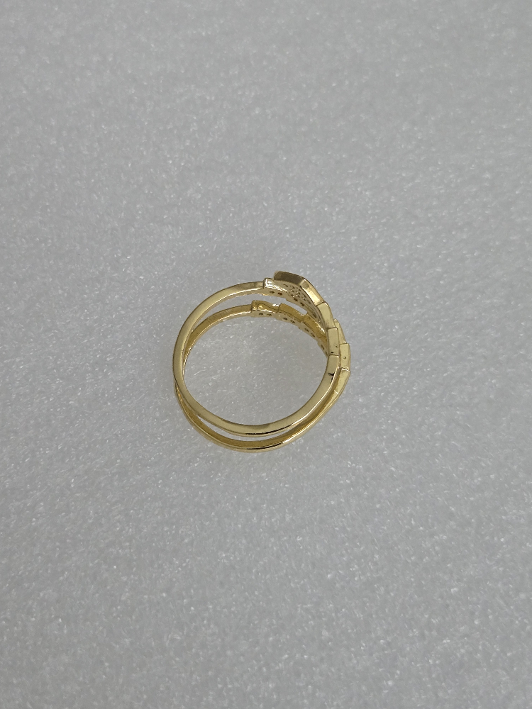 gold serpentine adjustable ring *new 💍 - photo 4