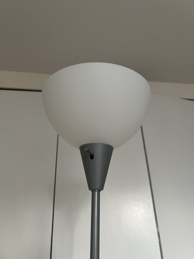 White Minimalist Standing Lamp - photo 2