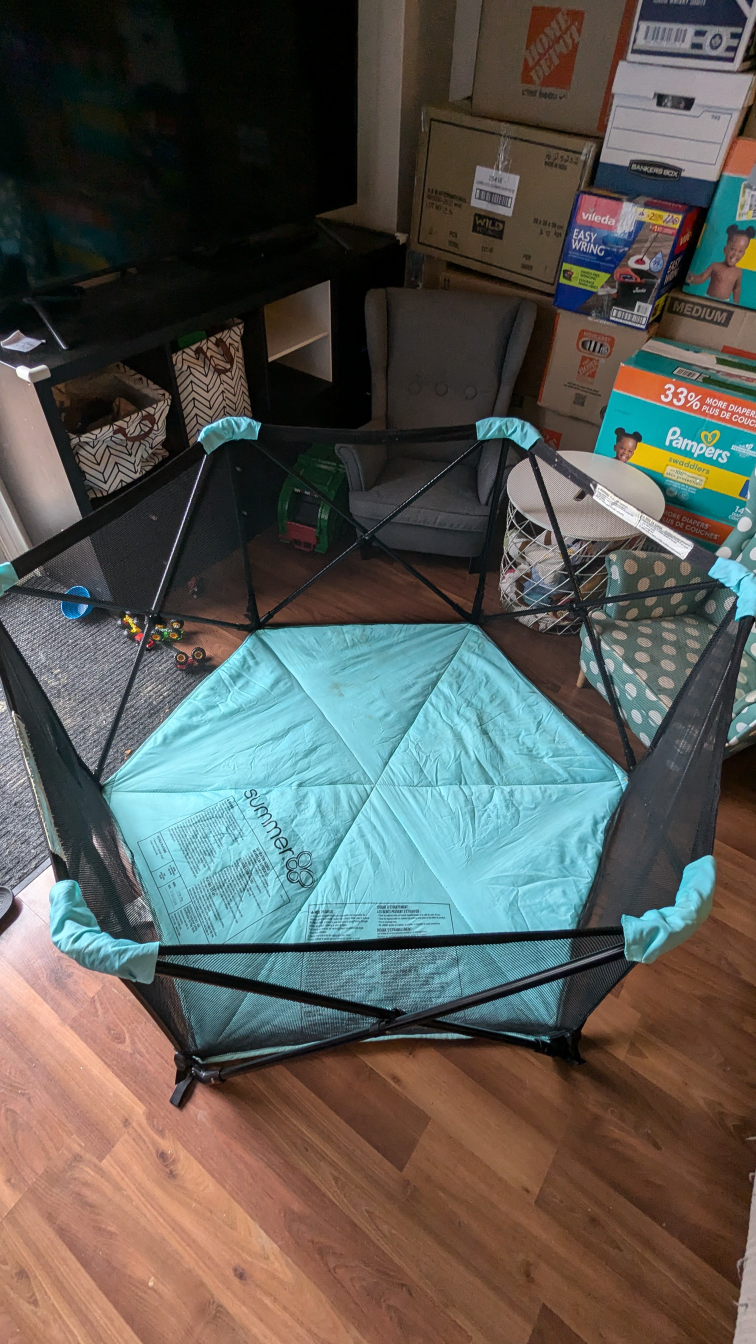 Summer Infant Pop 'n Play Portable Playard with Canopy
