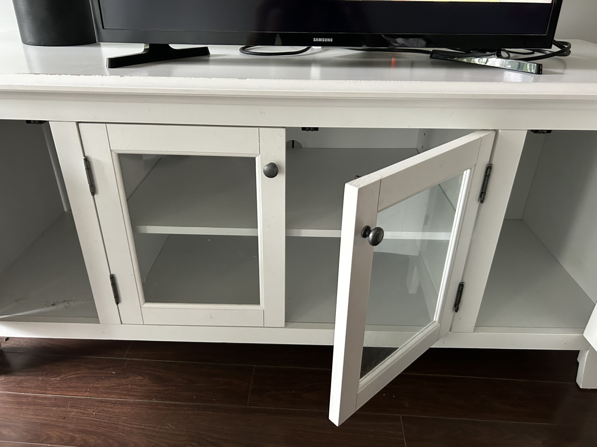 White tv stand 20 x 55 - photo 3