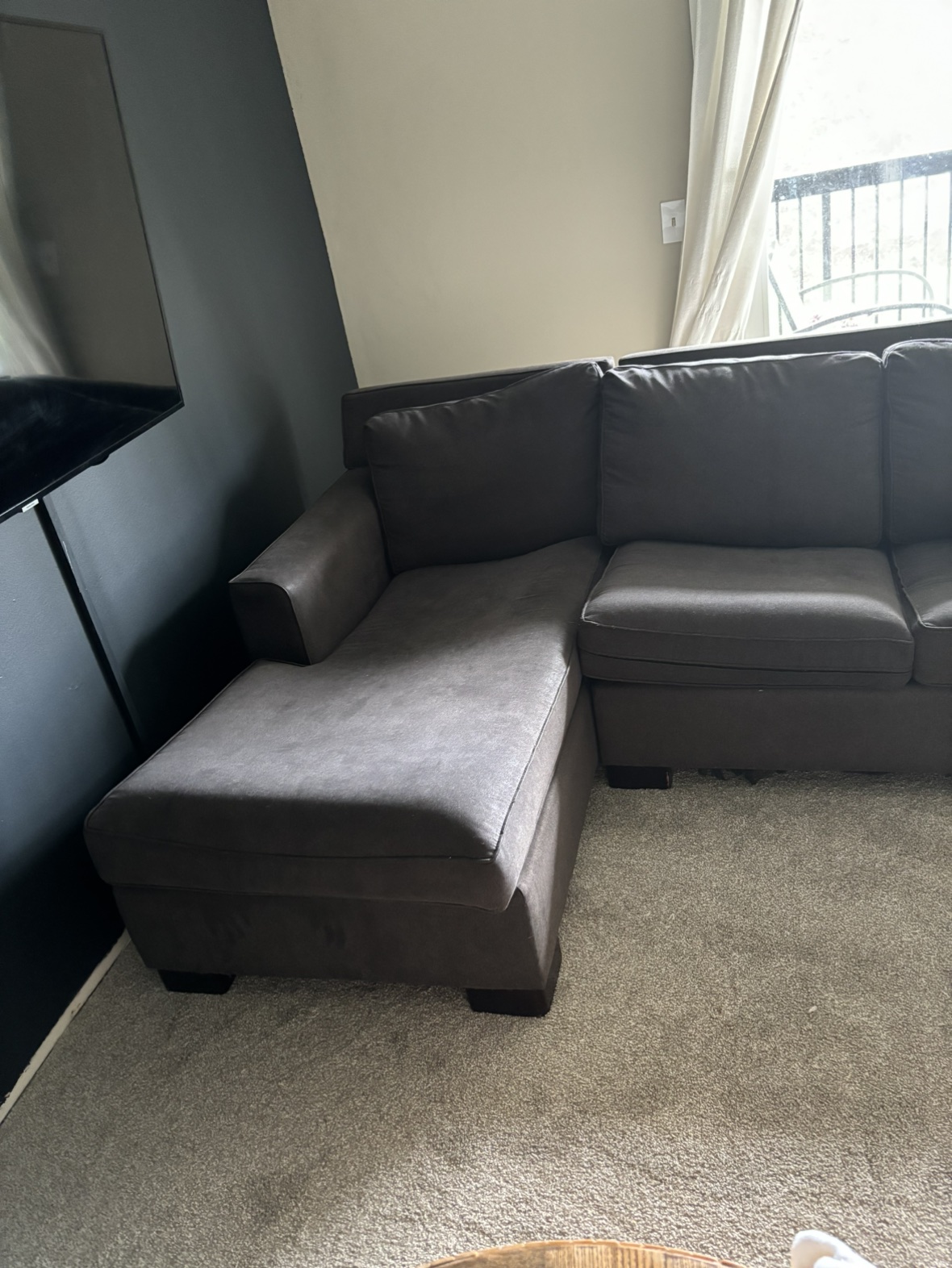Grey sectional sofa - photo 2