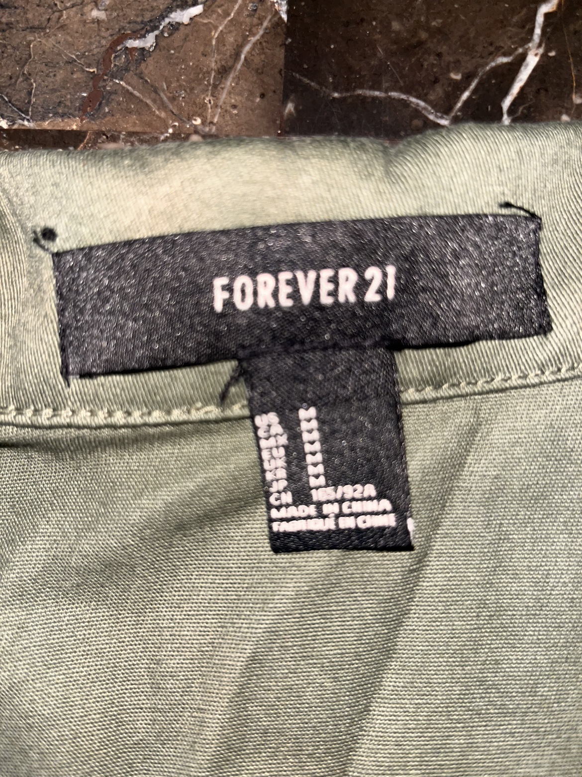 Forever 21 Green Utility Jacket