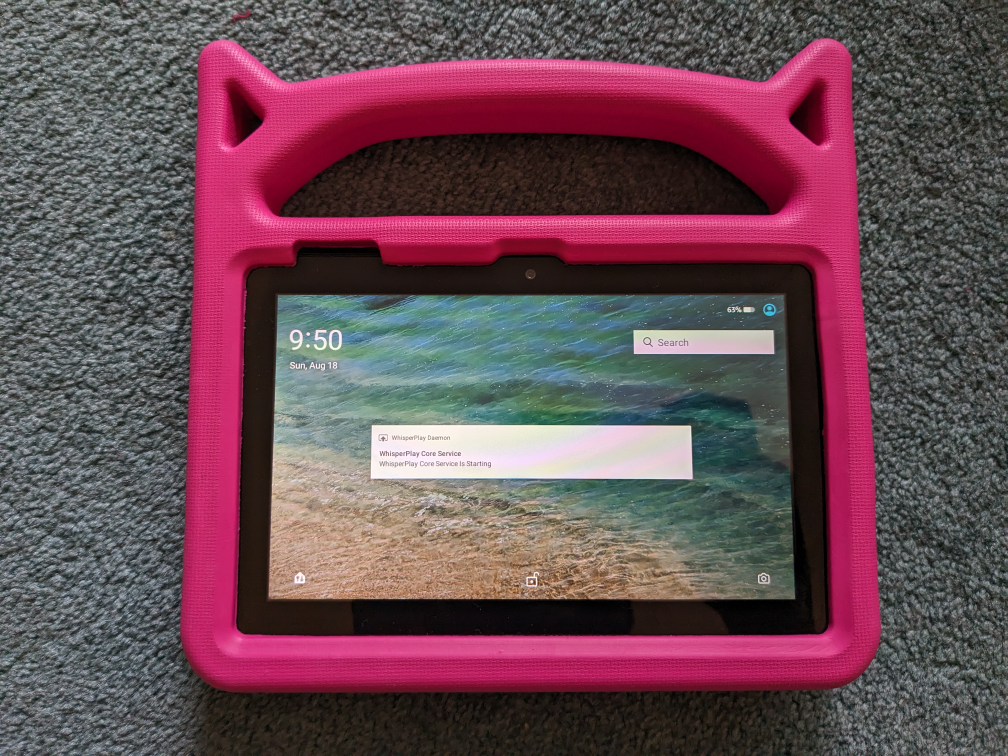 Amazon Fire 7 Tablet with cover thumbnail