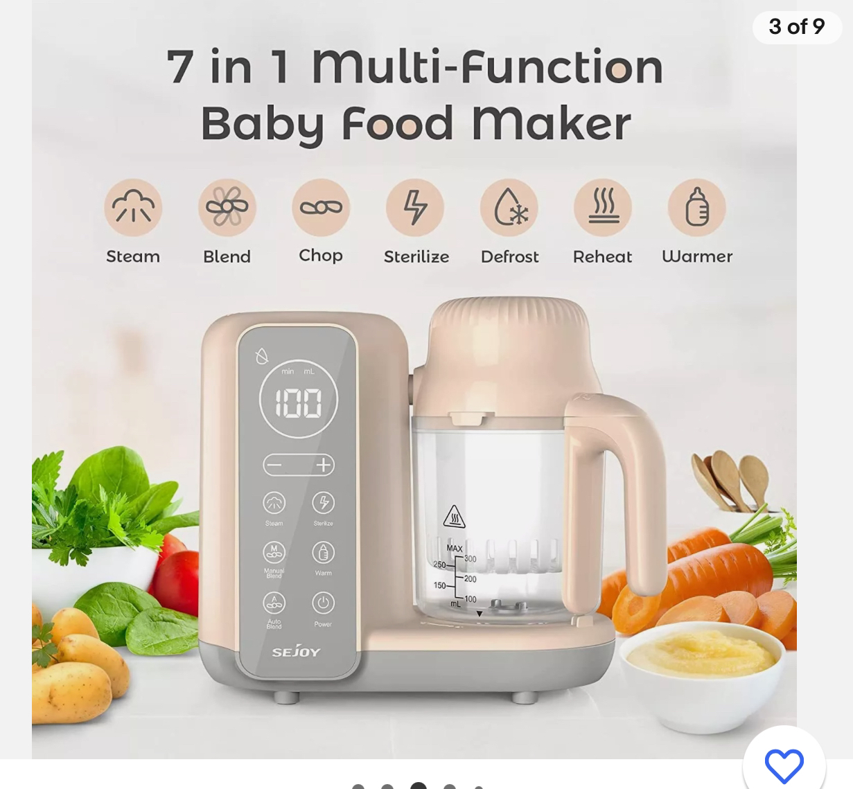 7 in 1 Baby food maker