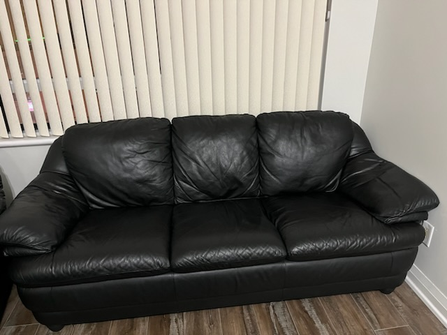 Leather Couch & Armchair Set - Pickup DT Toronto