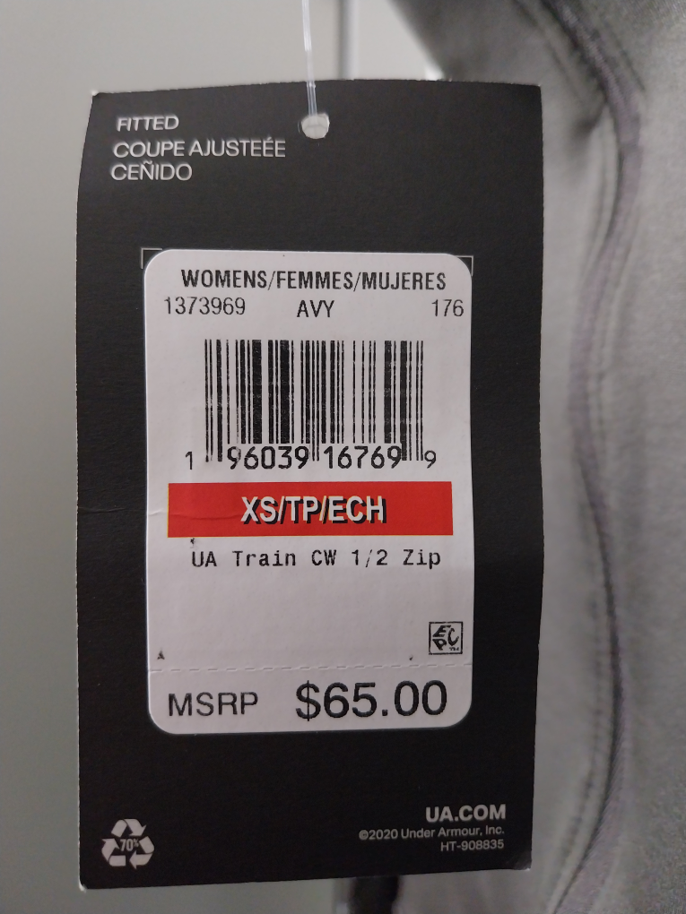 Under Armour 1/2 Zip Long Sleeve Top image indicator(3)