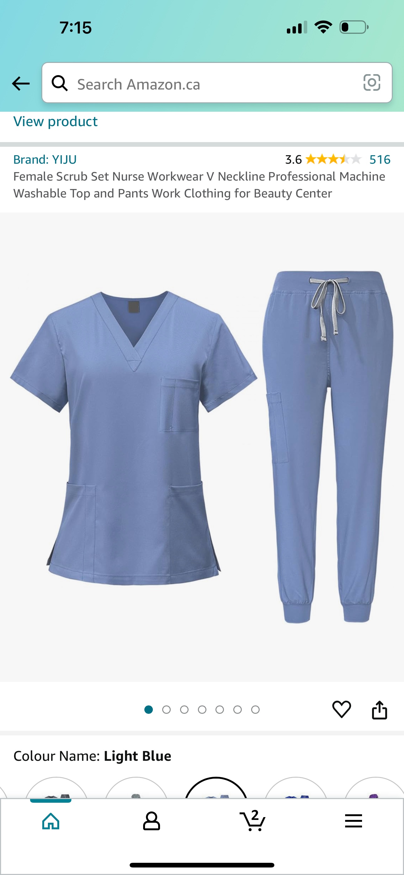 Brand New Female Scrubs Set thumbnail
