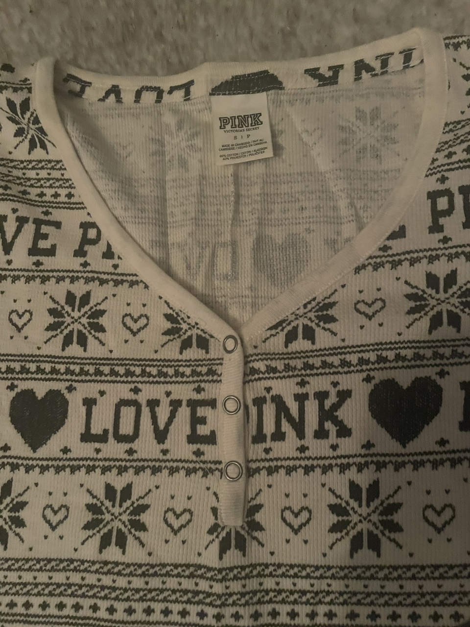 Pink Love Long Sleeve PJ