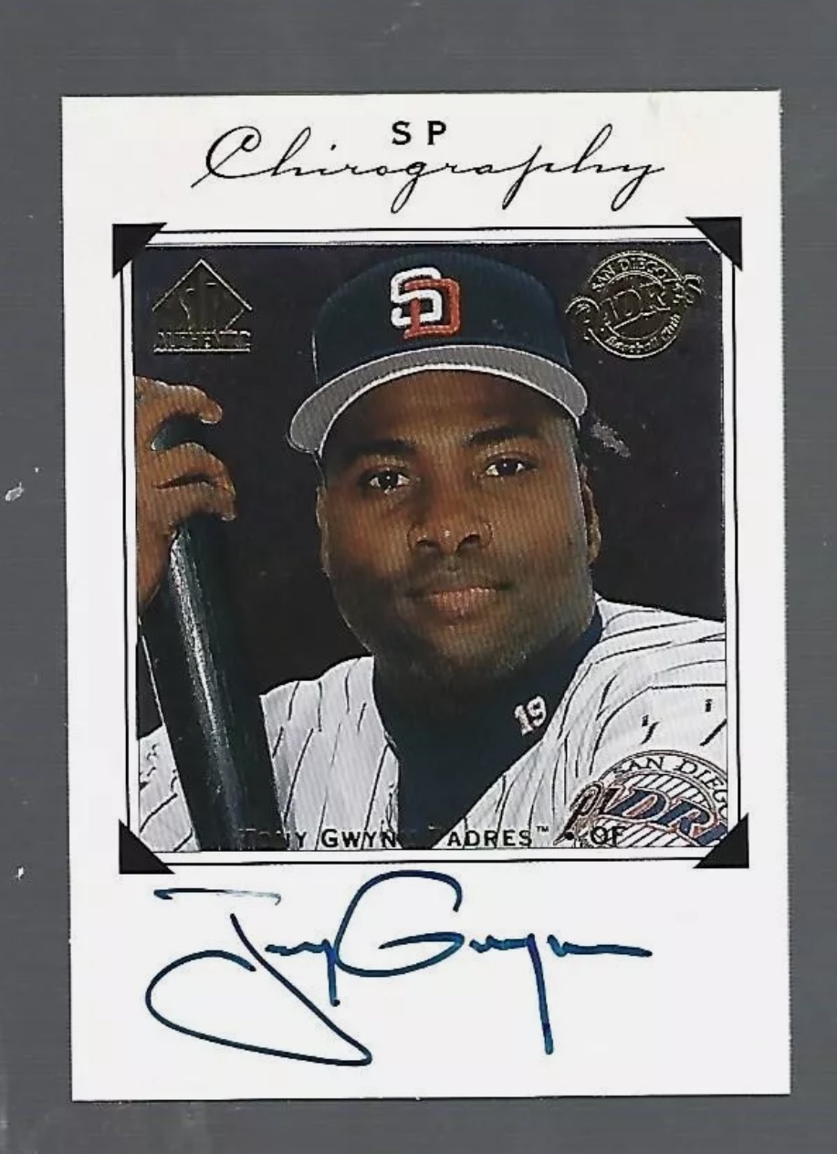 Tony Gwynn Autographed SP Chirography Card thumbnail