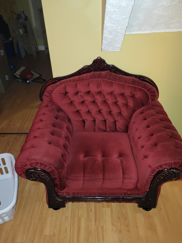 Vintage red chair - photo 3