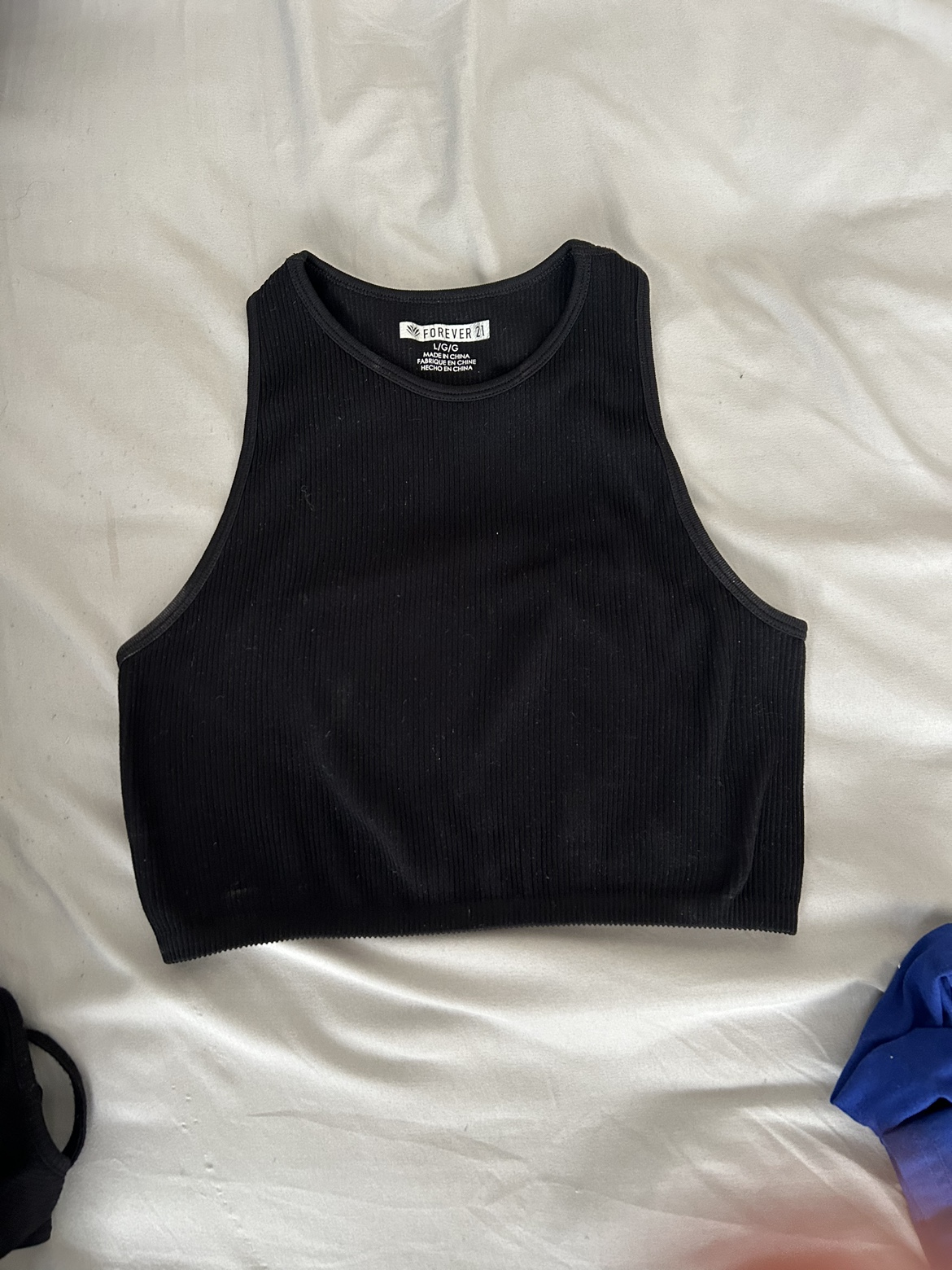 Forever 21 Black Crop Top