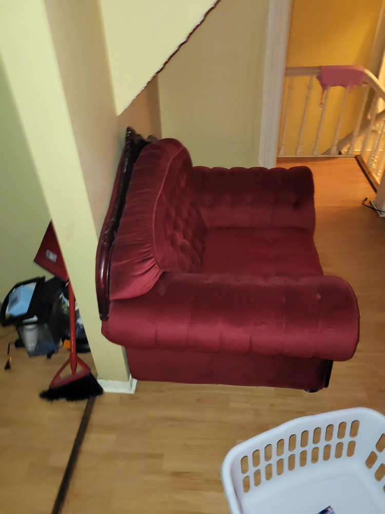 Vintage red chair
