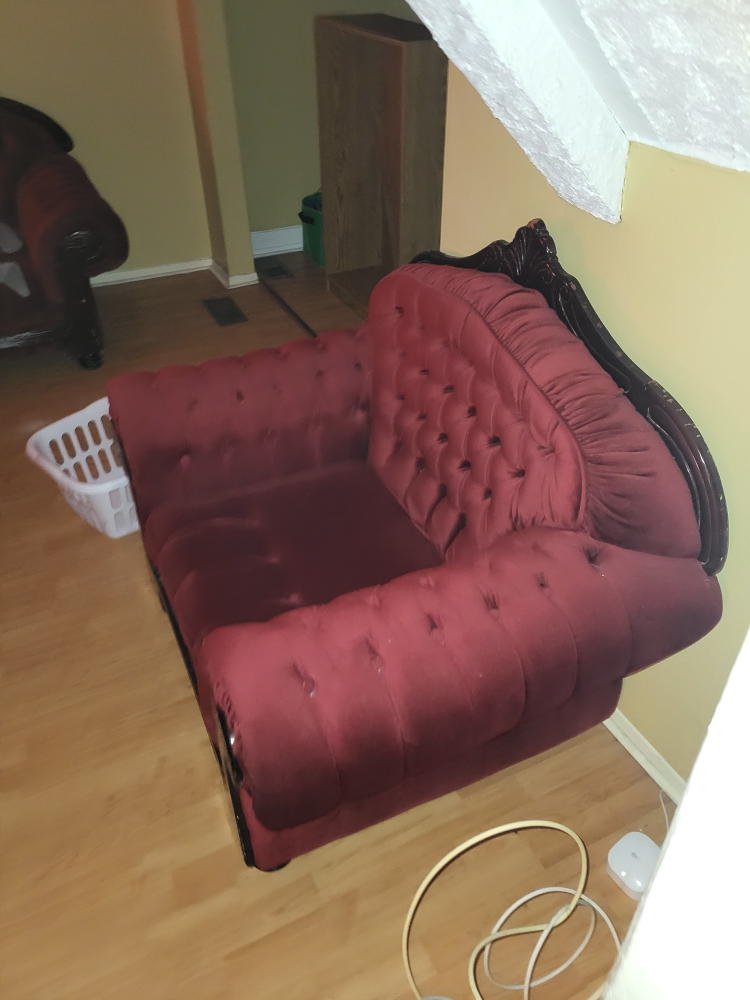 Vintage red chair - photo 2