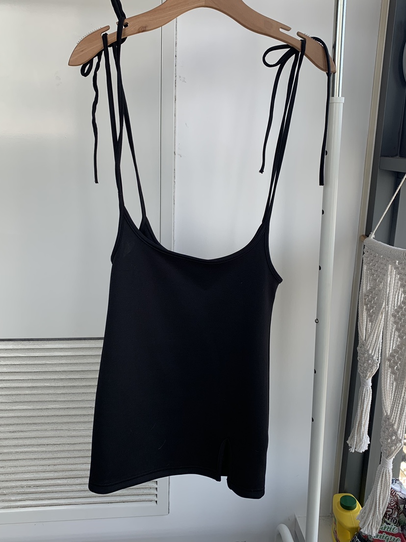 Black Tie Strap Overall Skirt thumbnail