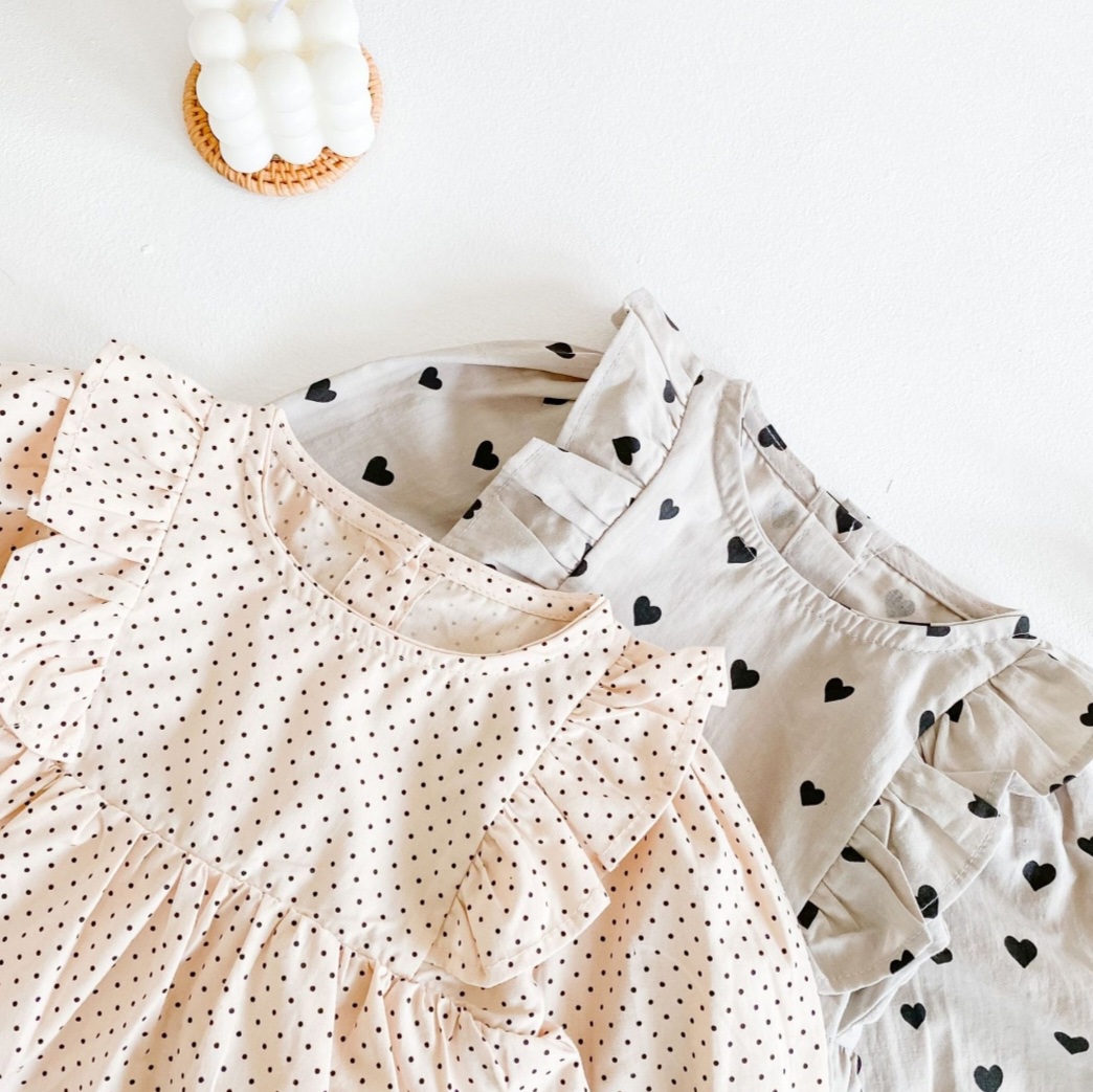 Baby girl skirt romper with bonnet - photo 3