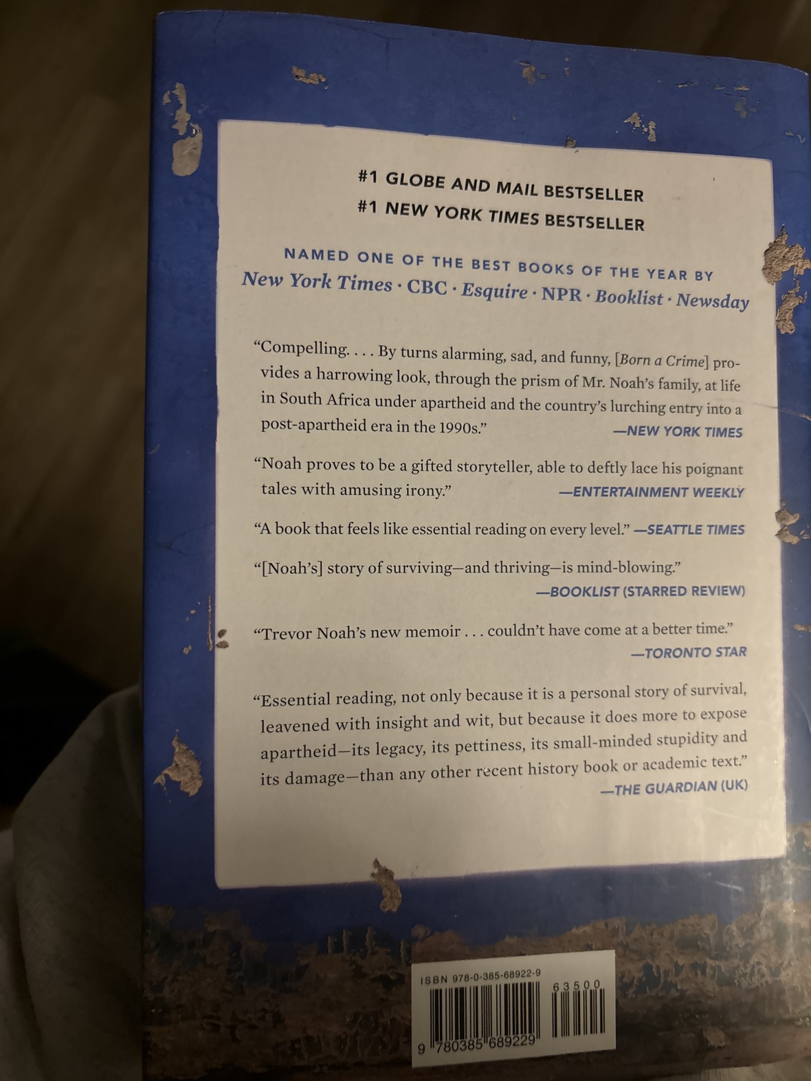 Trevor Noah Born a Crime book hardcover image indicator(2)