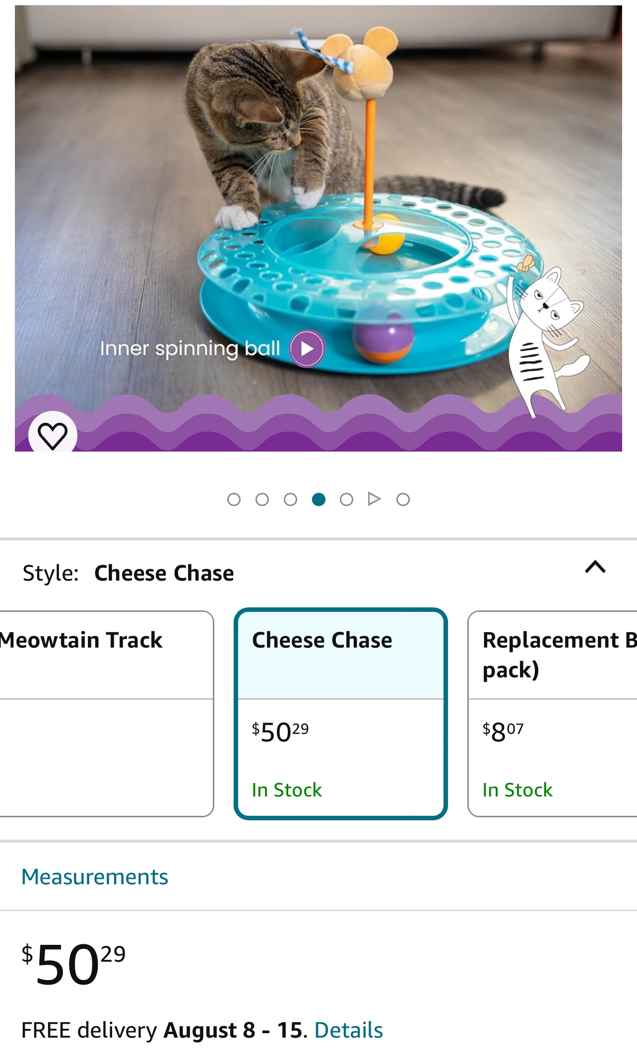 Cheese Chase Cat Toy - photo 2