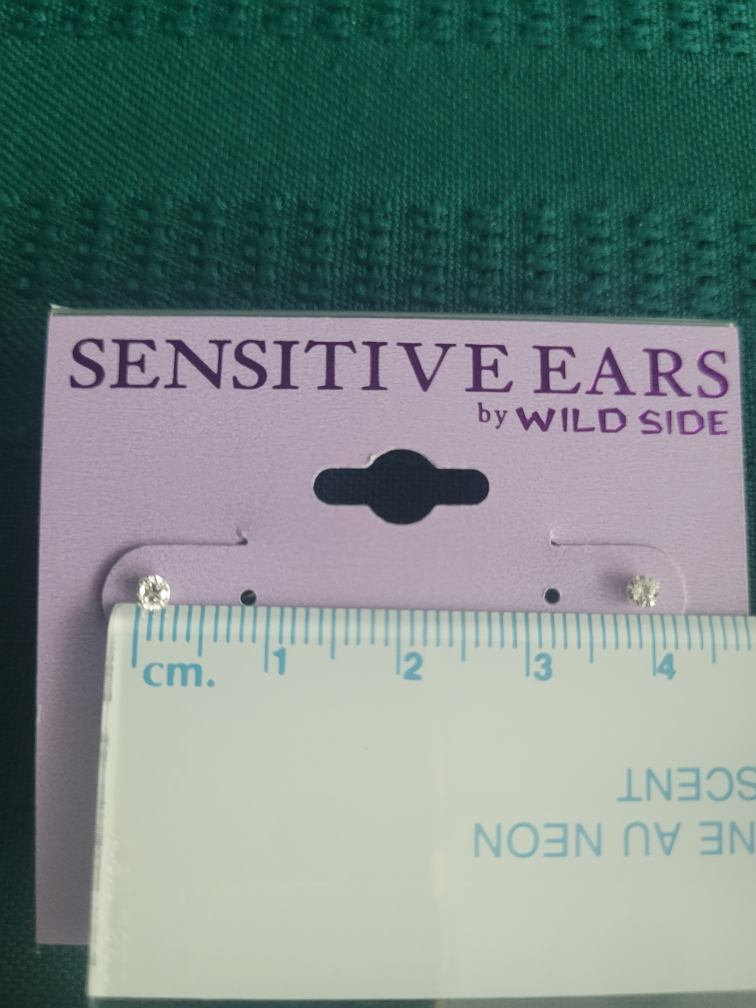 Sensitive Ears Cubic Zirconia Earrings - photo 3