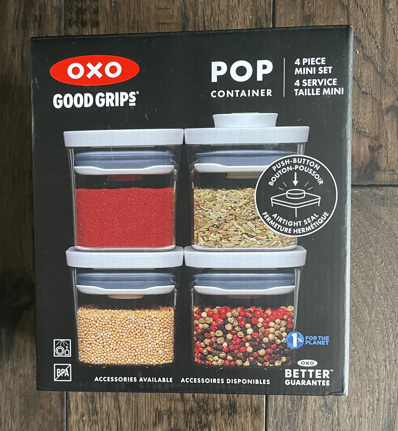 OXO Good Grips Pop Container 4 Piece Mini Set