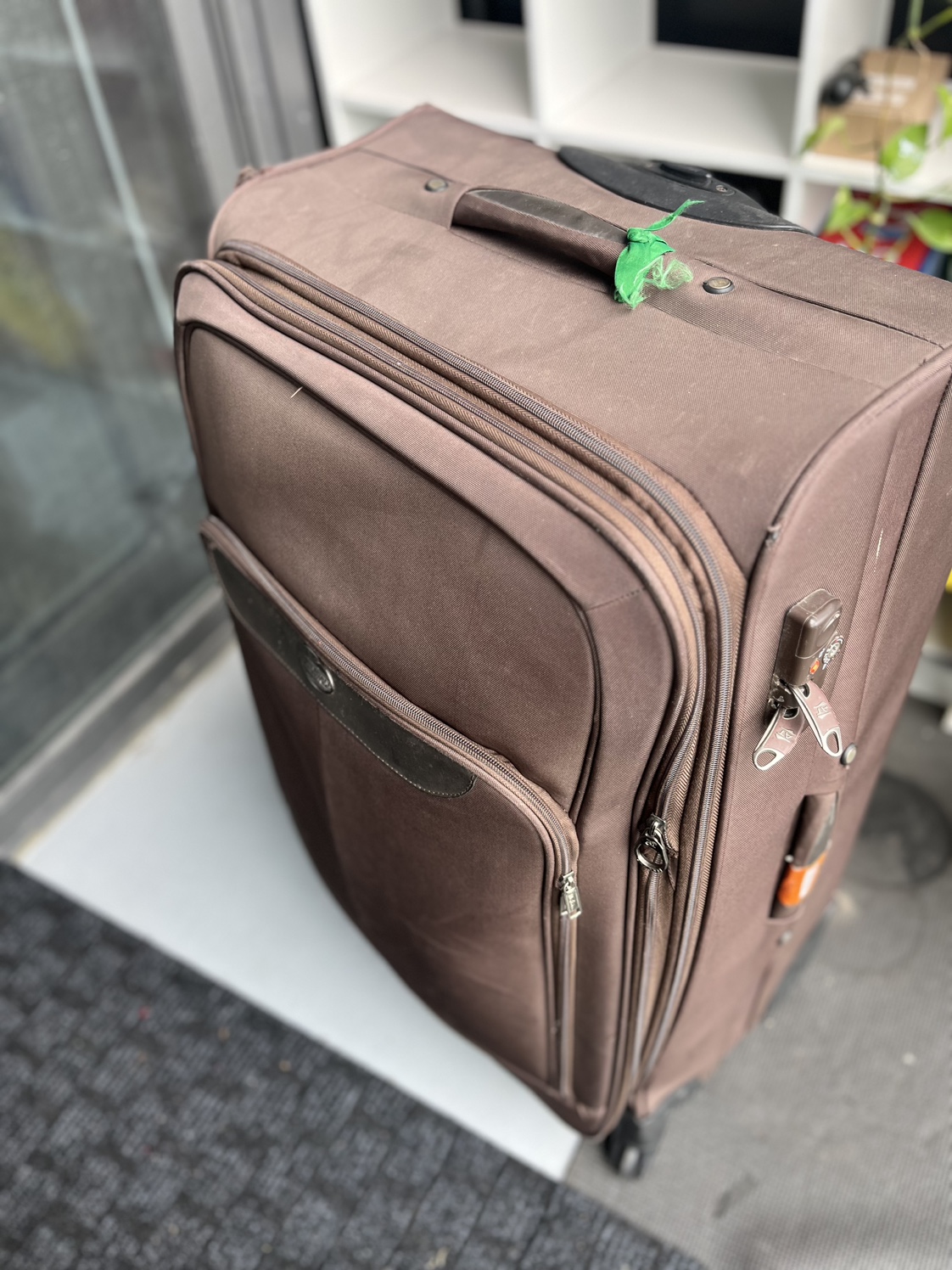 Brown Suitcase with Wheels - photo 4