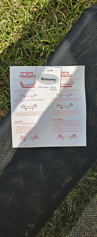 Folding Lounger image indicator(3)