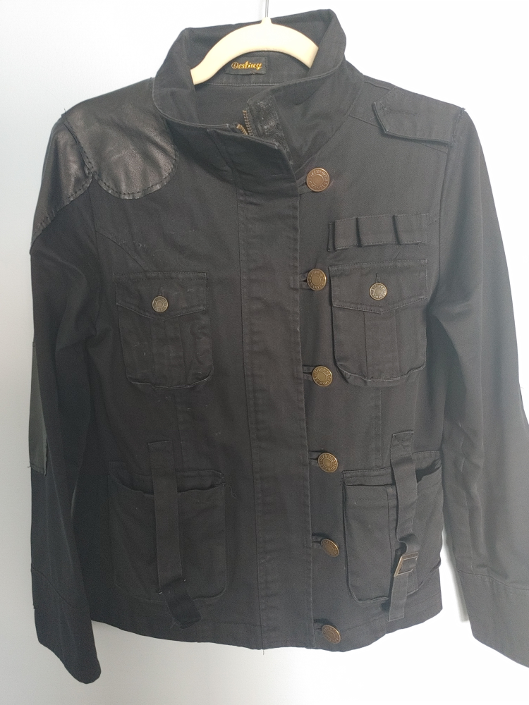 Black Military -style Jacket thumbnail