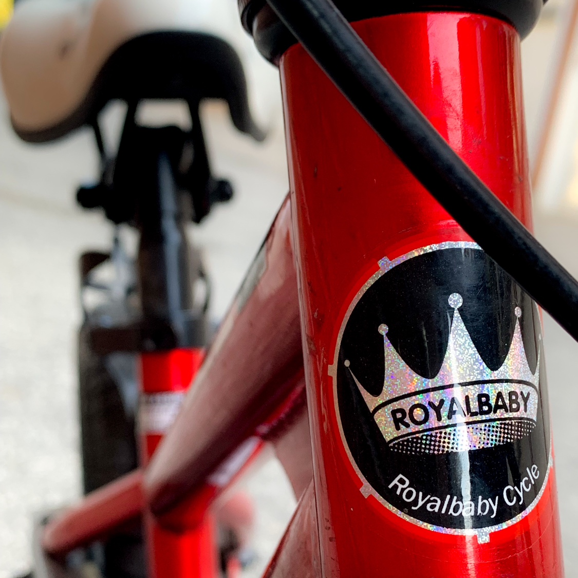 14" BMX bicycle for kids & toddlers, RoyalBaby Bike 2020 Red - photo 3