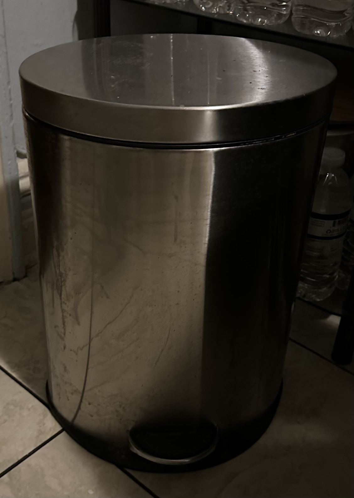 SimpleHuman Trash Can, Stainless Steel