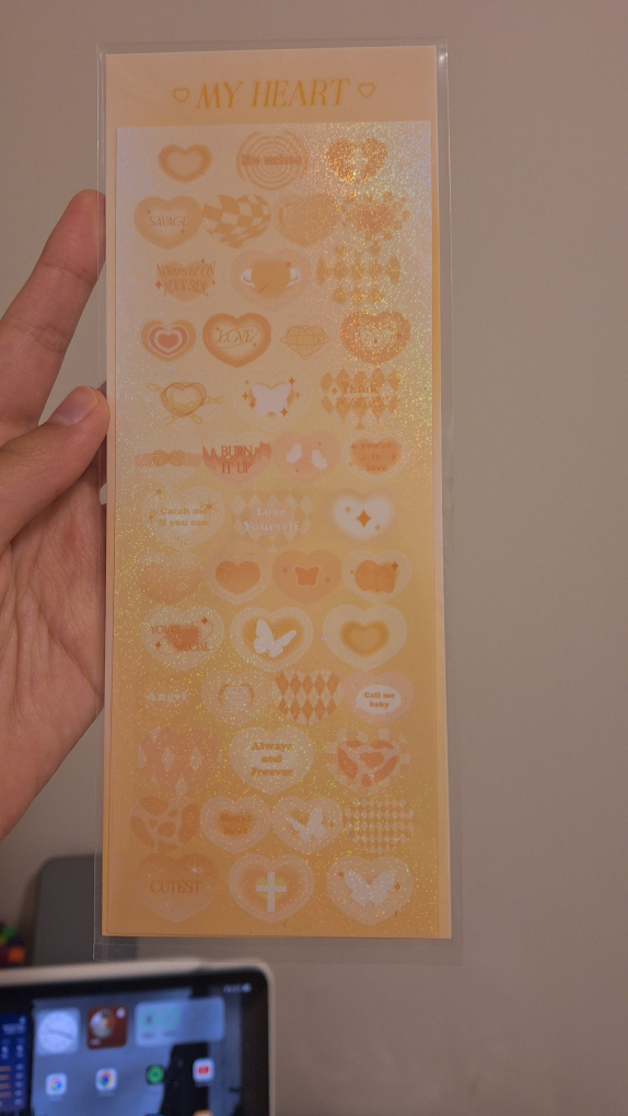 3 Sheets of Holographic Stickers image indicator(4)