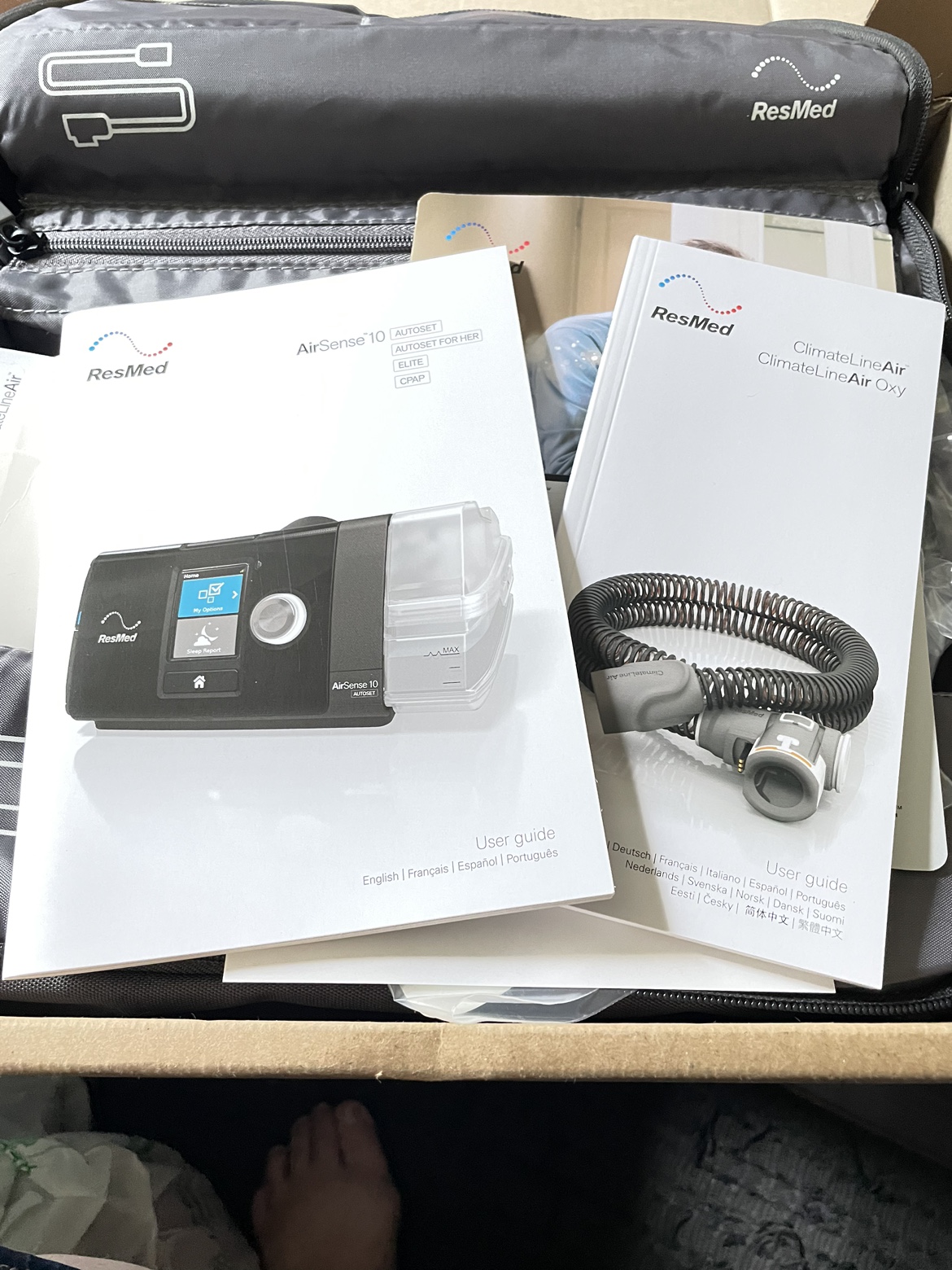 ResMed AirSense 10 AutoSet CPAP Machine image indicator(8)