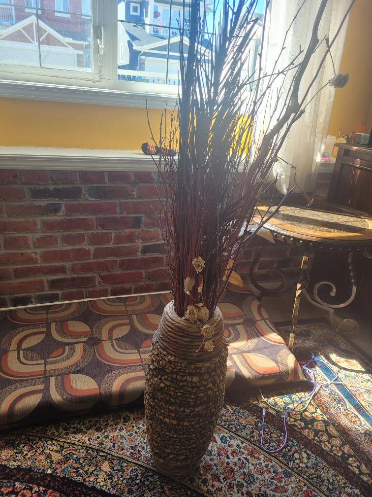 Tall Wicker Vase - photo 2