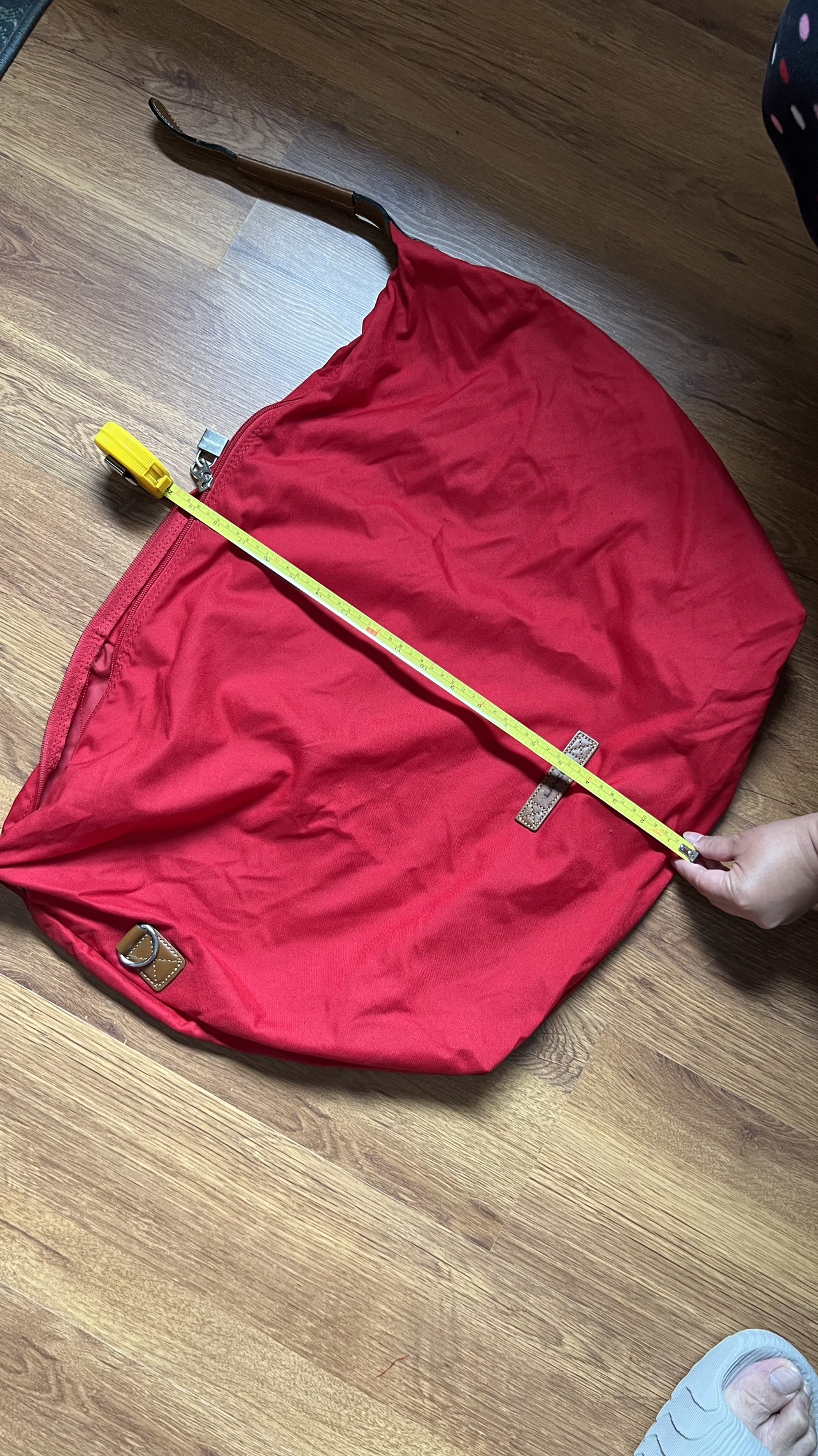 Lancel Foldable Red Bag image indicator(5)