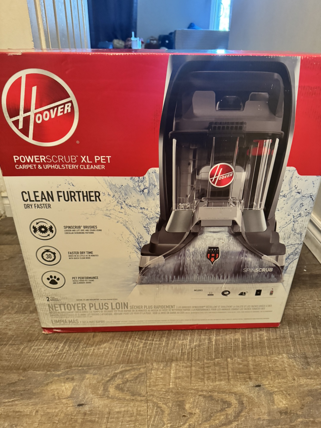 Hoover XL Pet Carpet and upholstery cleaner