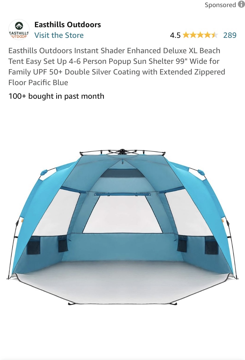 East Hills Outdoors Instant Shade Tent - photo 2