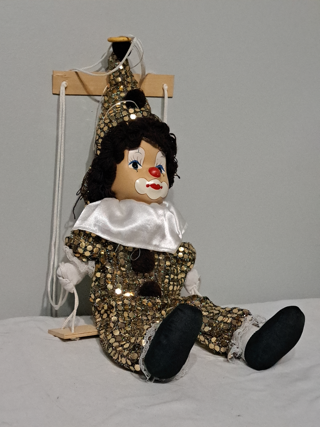 Vintage Clown Doll On A Swing - photo 2