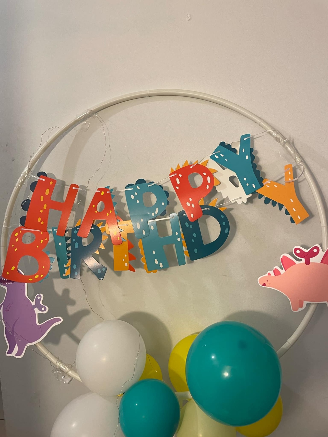 #FREECYCLE Dinosaur Happy Birthday Banner image indicator(2)