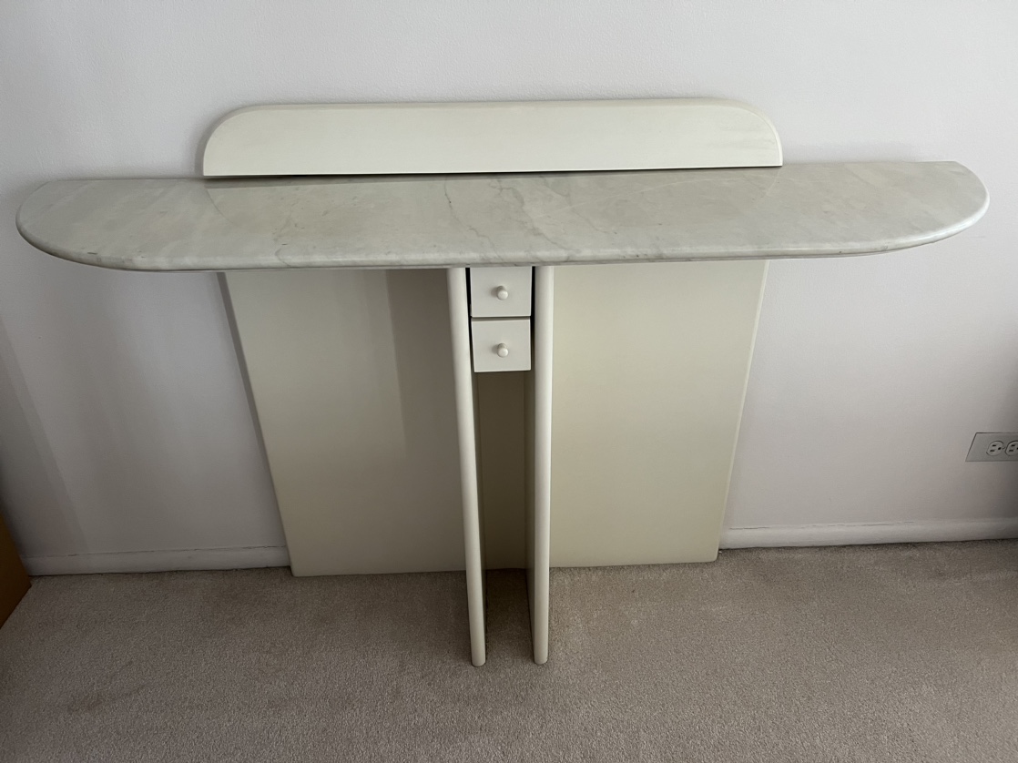 Marble Top Console Table