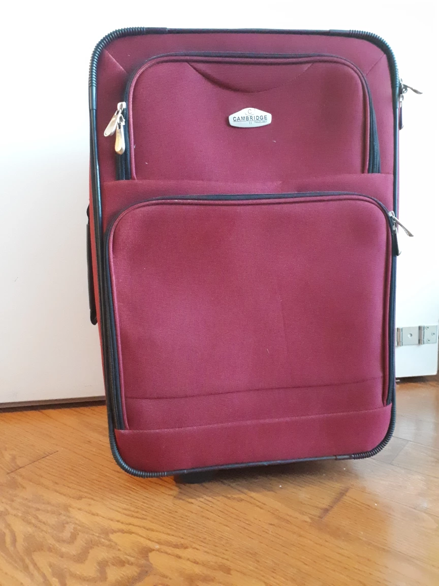 #freecycle Red luggage  22"x14"x8" image indicator(8)