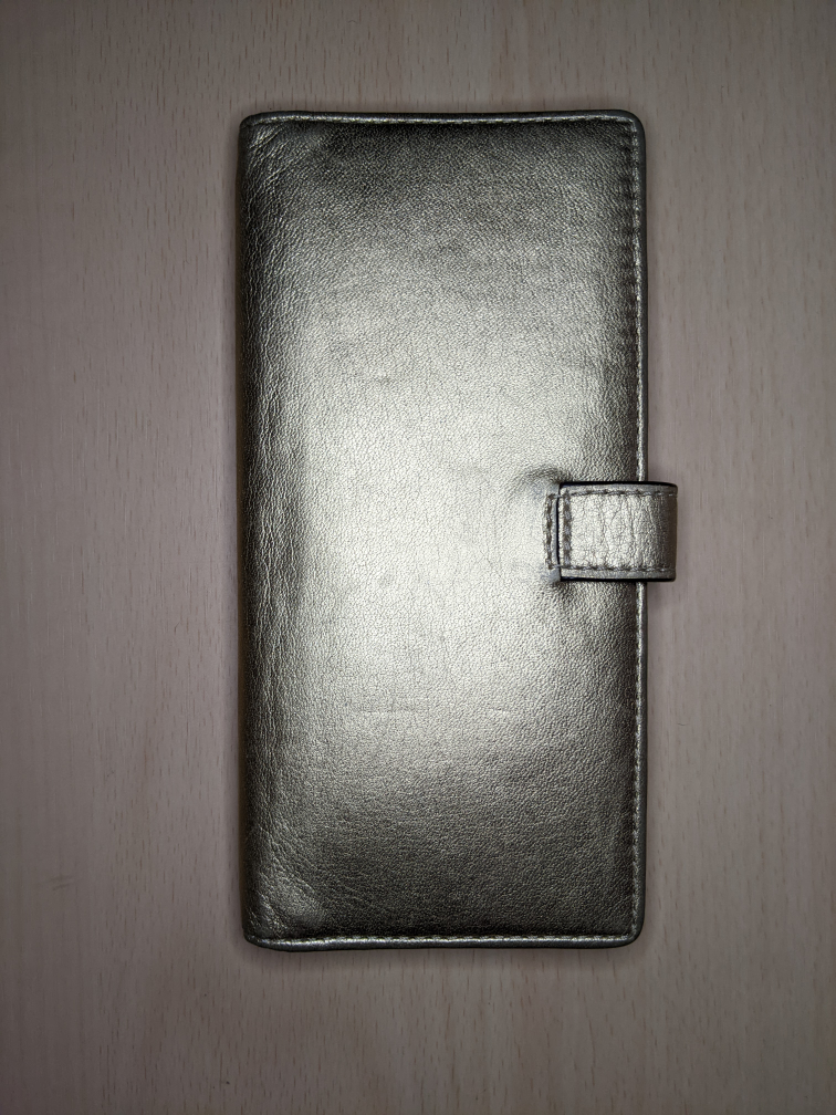 COACH GOLD MULTI CASE SLIM ID WALLET CREDIT CARD RARE VINTAGE image indicator(6)