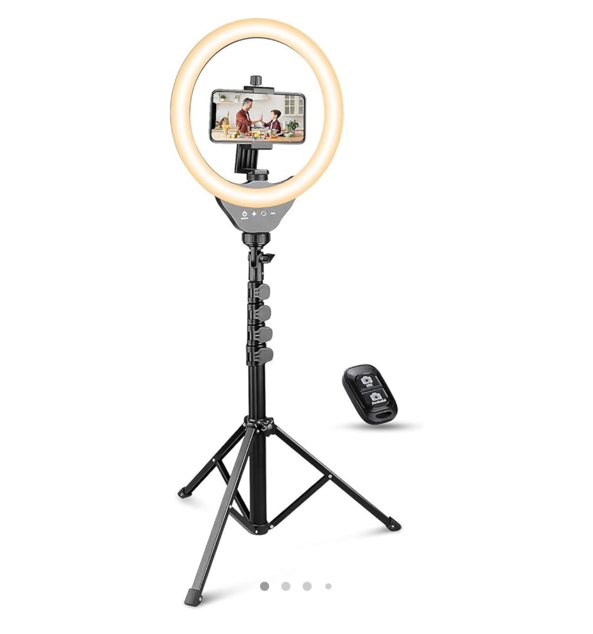 Ring light with stand and phone holder - photo 2