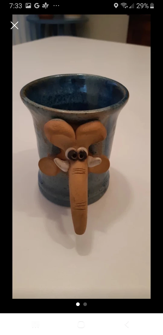 Ceramic Elephant Cup thumbnail