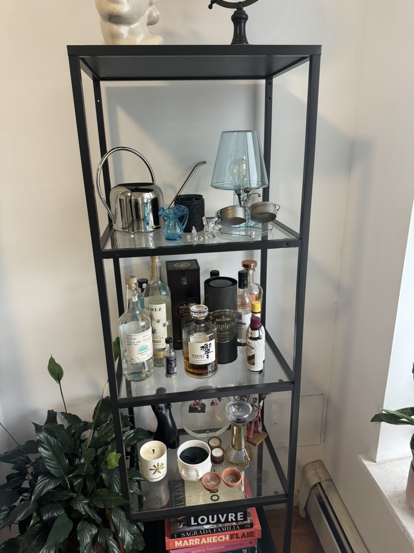 Glass shelves