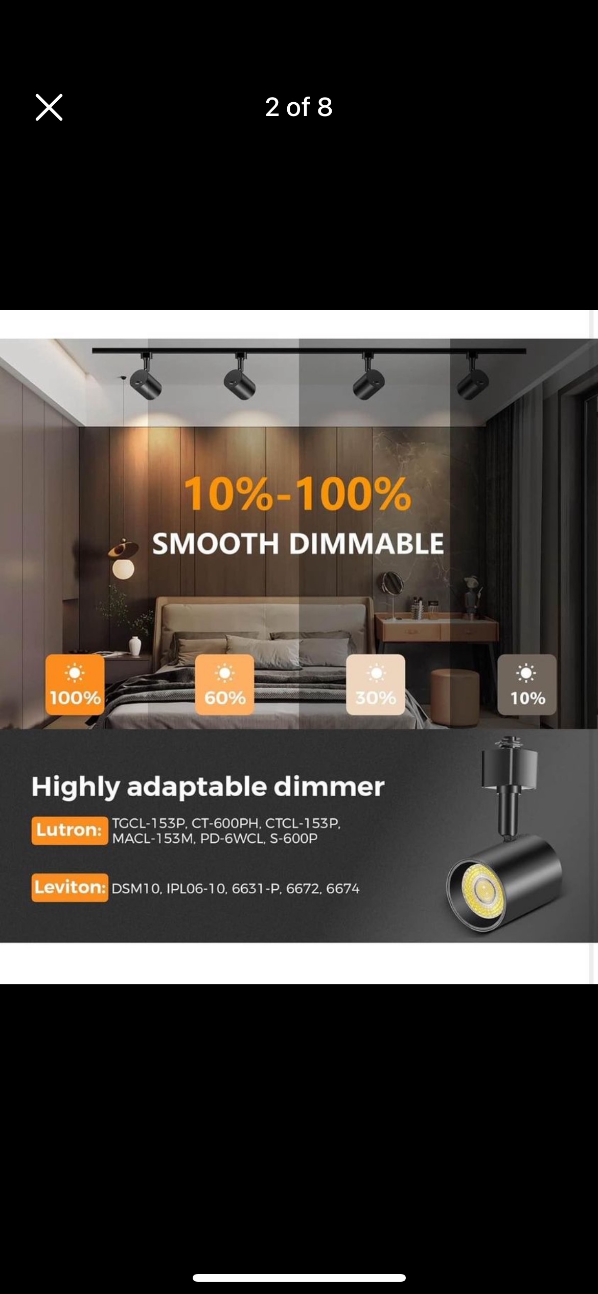 4 Pack LED Track Lighting Heads - photo 3