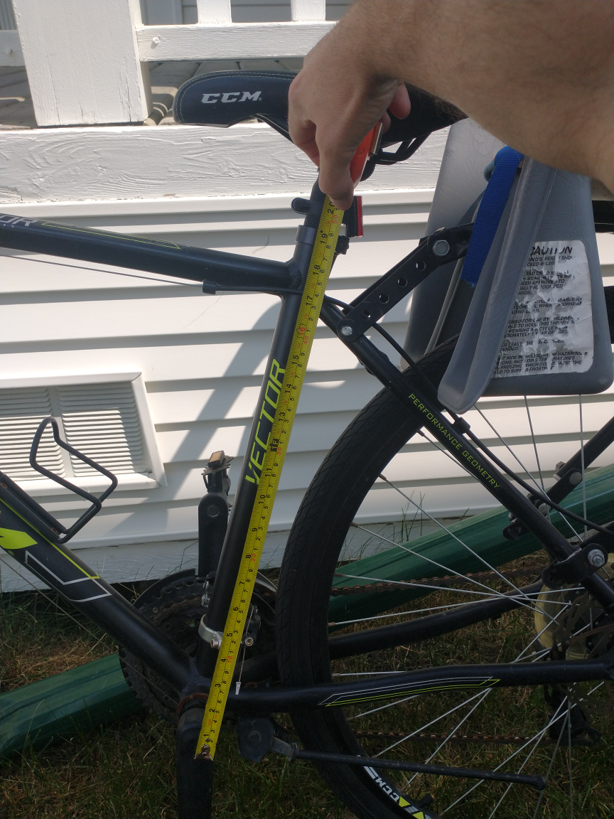 CCM Vector road bike with kids seat - photo 3