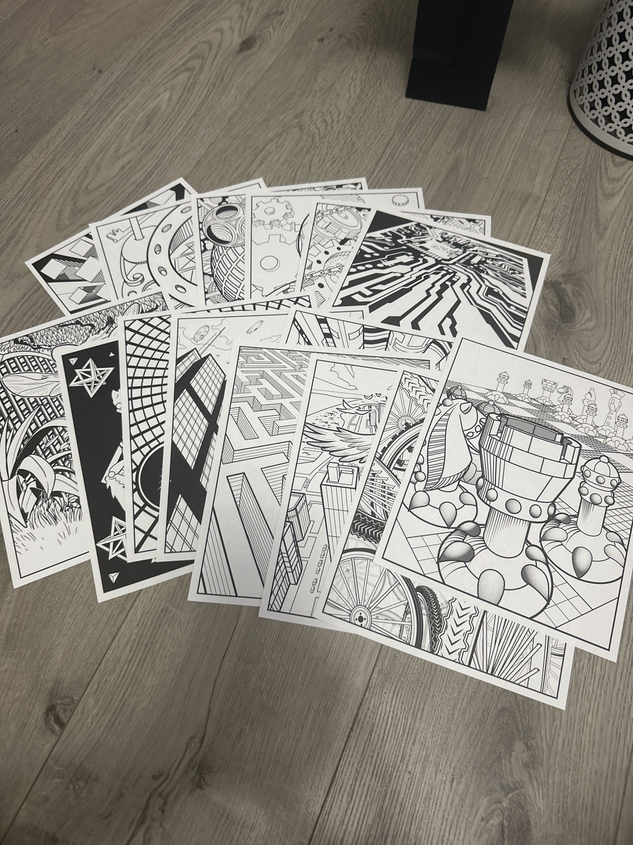 Adult Coloring Pages 18pc thumbnail