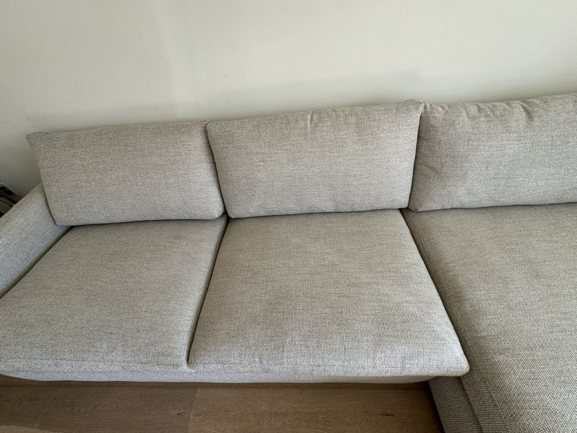 C&B 2 piece Sectional Sofa with lounge