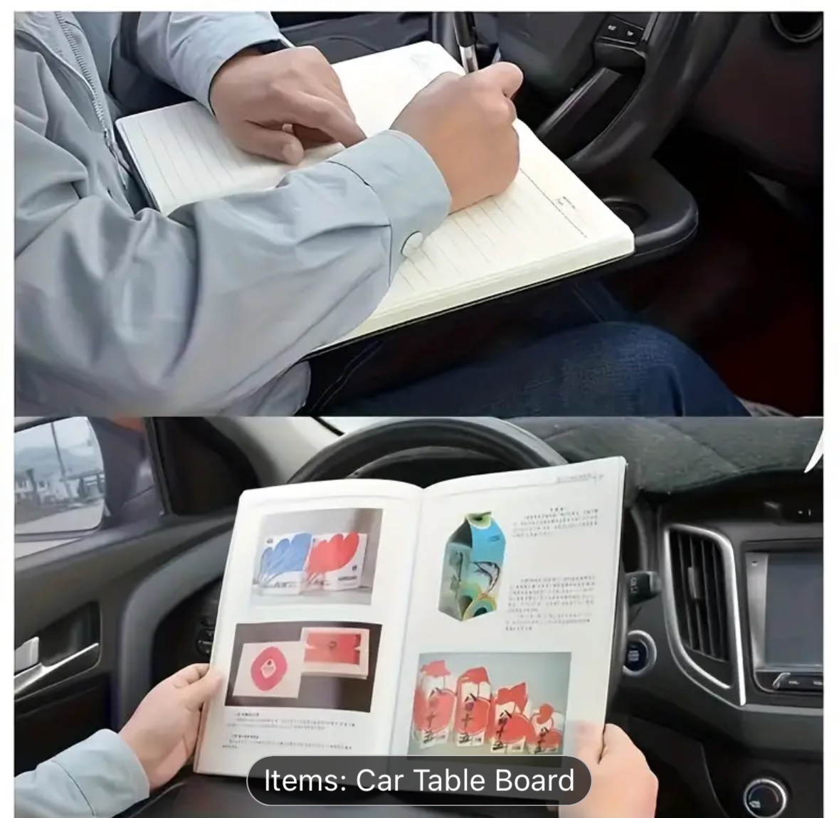 Versatile Car Steering Wheel Desk Tray - photo 5