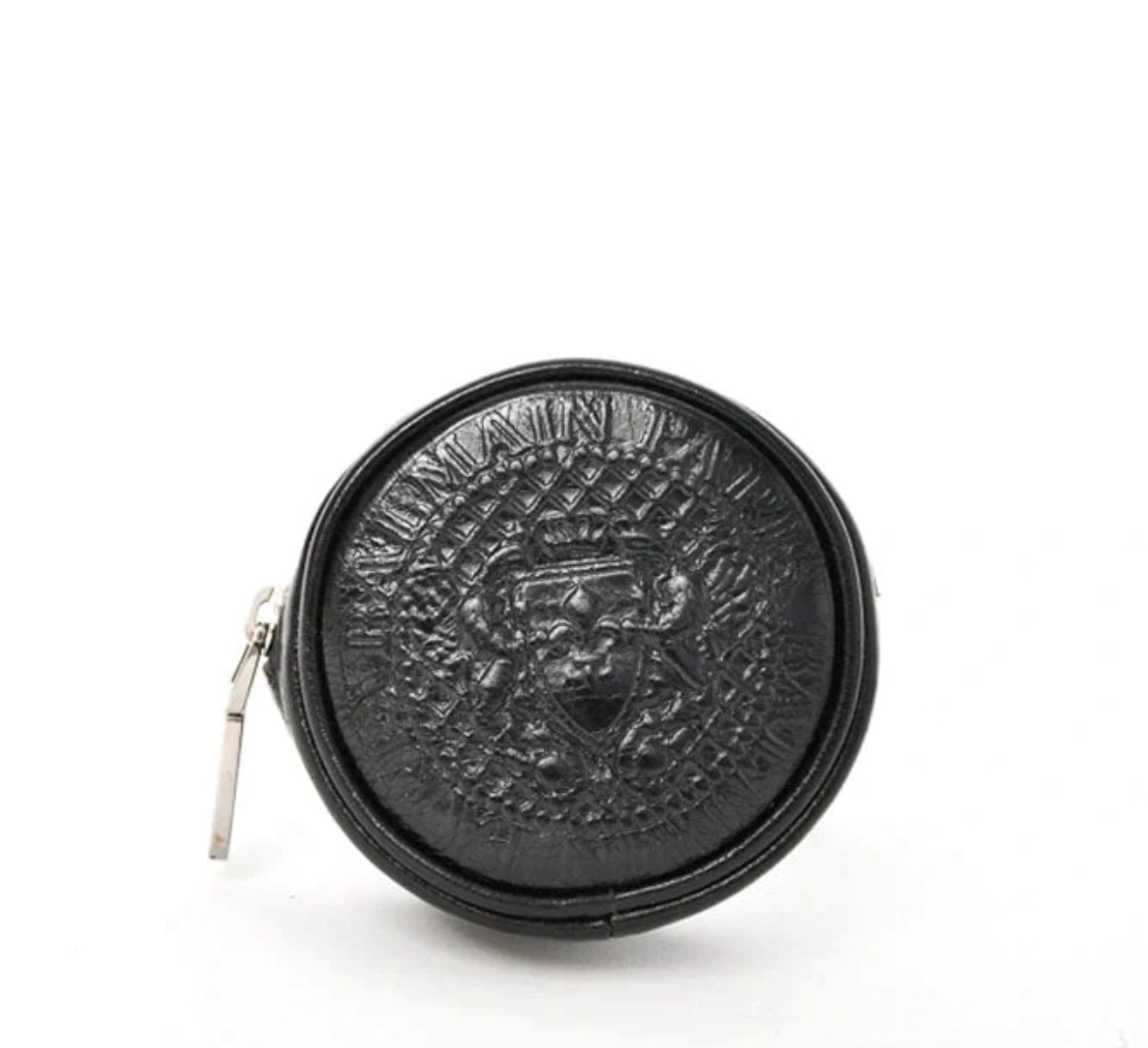 Balmain leather wristlet /coin pouch thumbnail